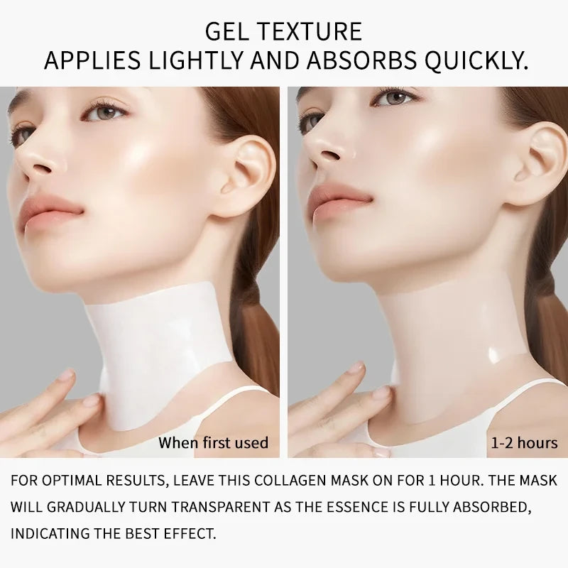 Overnight Collagen Neck Mask Anti Wrinkle 4Pcs/Box