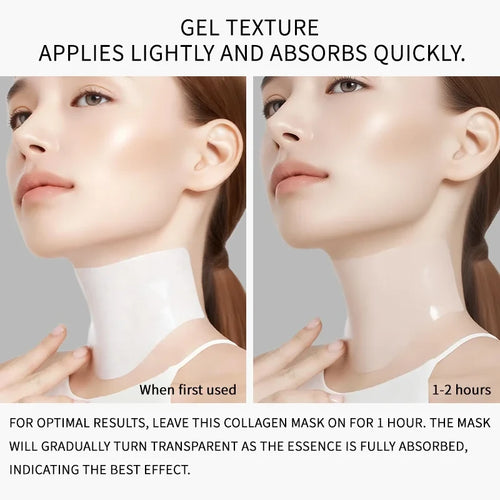 Overnight Collagen Neck Mask Anti Wrinkle 4Pcs/Box