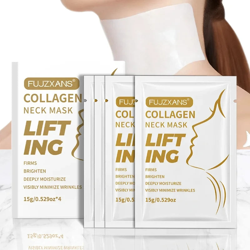 Overnight Collagen Neck Mask Anti Wrinkle 4Pcs/Box